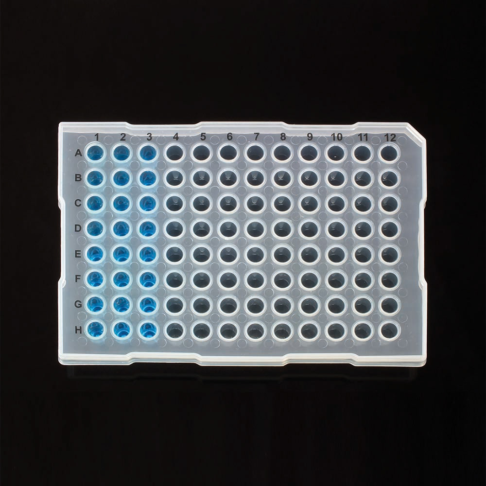 96 Well Raised Rim SS PCR Plate