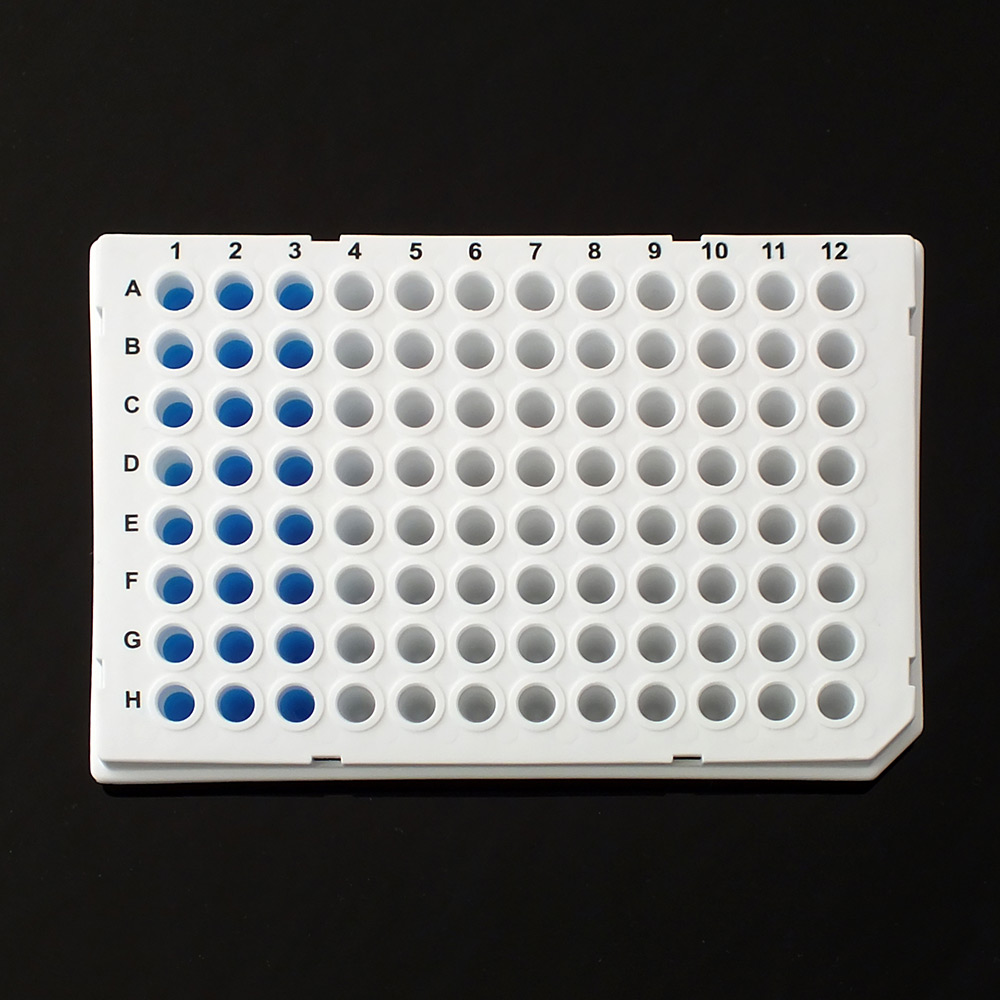 96 Well Semi-Skirted LP PCR Plate White