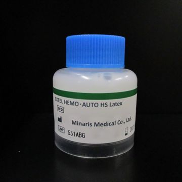 Faecal immunochemical test latex agglutination reagent for use on the HM-JACKarc analyser
