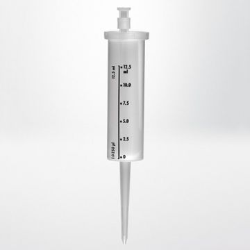Repeating Pipette Tip, Polypropylene/Polyethylene, 12.5mL, Graduated, PCR Ready pack of 100