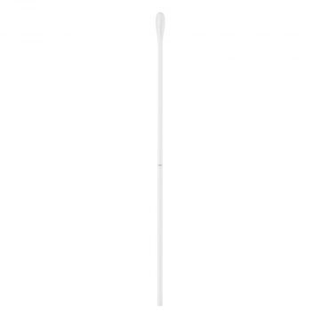 Plain dry swabs with 78mm break-point along polystyrene stick and viscose tip EO sterile CE marked supplied as 10 dispensers of 100 single peel-packs