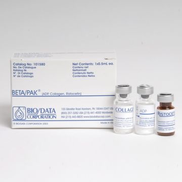 Platelet agonists (ADP Collagen Ristocetin) 3 x 0.5ml for use in platelet aggregation testing