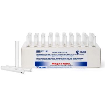 Micro Test tube with stir bar for use with PAP8/PAP4 aggregometer systems 7.25 x 55 mm 50 tubes BioData