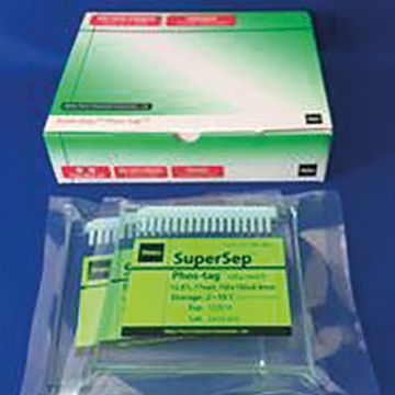Phos-tag&#8482; SuperSep&#8482; 7.5% acrylamide 17 well pre-cast polyacrylamide gel 50&#0181;mol/L phos-tag BioRad PAGE electrophoresis NARD Wako