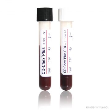 Normal and CD4 Low Whole blood control for Flow cytometry immunophenotyping, CD-Chex Plus&#174; controls a wide range of CD markers, Streck 4 x 3ml