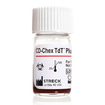 Whole blood control for Flow cytometry immunophenotyping, CD-Chex TdT® Plus controls a wide range of CD markers, Streck 1 x 1.0 ml