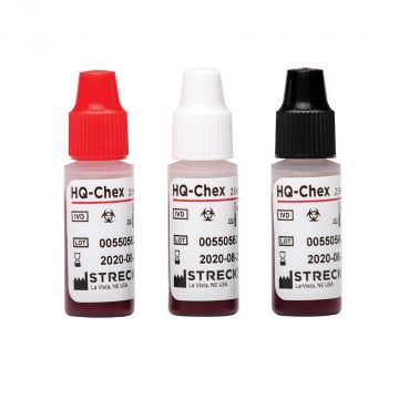 Whole blood glucose and haemoglobin Control designed to evaluate the accuracy and precision of POC analysers, HQ-Chex 6x2.5ml (Levels 1,2 & 3)