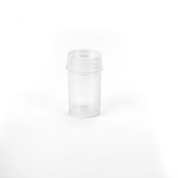 Specimen Container Jar 20ml Clear Polypropylene Non Sterile – CAPS SUPPLIED SEPARATELY - CE IVD 95kPa tested for rigorous sample handling applications