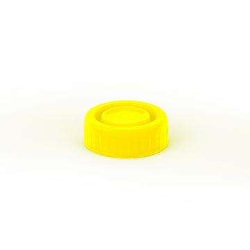 Yellow Screw Cap for use with 20ml Specimen Container Jar High Density Polyethylene HDPE  Non Sterile – Jars supplied separately - CE IVD 95kPa tested