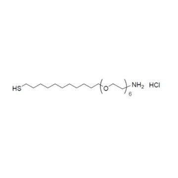 Amino-EG6-undecanethiol, HCl ,PEG alkanethiol 10mg FUJIFULM Wako