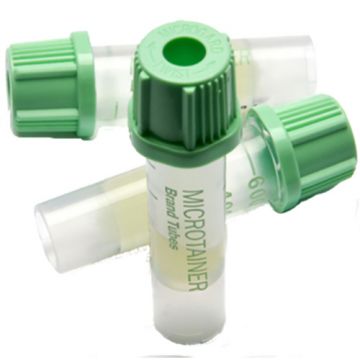 BD Microtainer&#174 PST&#8482 Lithium Heparin blood collection tubes (400-600µL) for collection, transport & processing of capillary blood samples