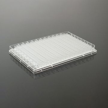 Microplate pureGrade&#8482; S 384-well, PS, sterile, Standard transparent, 'F' bottom 100 &#181;l, 50 pcs, packed in bags of 1 with lids