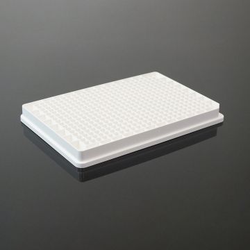 Microplate pureGrade&#8482; S 384-well, PS, sterile, Standard white, 'F' bottom 100 &#181;l, 50 pcs, packed in bags of 1 with lids