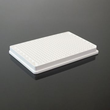 Microplate cellGrade&#8482; 384-well, PS, sterile, standard white, 'F' bottom 100 &#181;l, 50pcs, packed in bags of 1 with lids