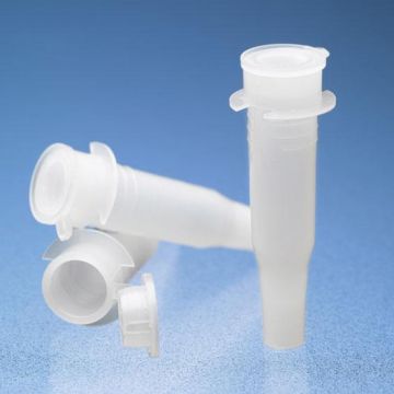 Sample Cups Tethered Cap White Polypropylene for use with Cobas Mira and Fara Analysers
