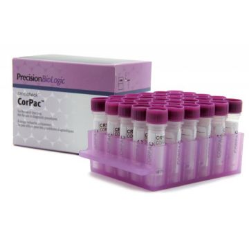 Frozen human plasma for use as a control of routine coagulation tests is a kit containing 30 x 1.5 ml individual vials of plasma