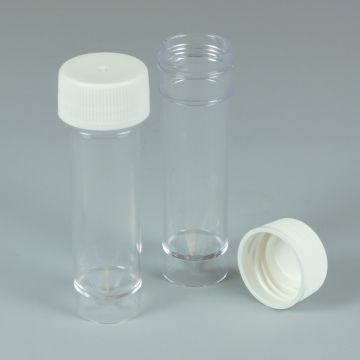 Universal Container 30ml Aseptically produced Conical Base Skirted Polystyrene No Label Polypropylene Cap Height 93mm Diameter 30mm