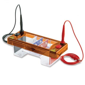 Gel Tank Horizontal Clarit-E Mini with 7x7cm gel tray 2 combs of your choice and casting dams For electrophoresis of DNA in agarose gels