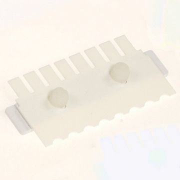 Gel Comb 8 well 1mm thick for Clarit-E Mini electrophoresis system Used for casting agarose gels Sample volume in a 5mm thick gel is 25&#0181;l
