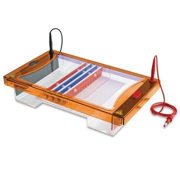 Gel Tank Horizontal Clarit-E Maxi with 20x25cm gel tray 2 combs of your choice and casting dams For electrophoresis of DNA in agarose gels