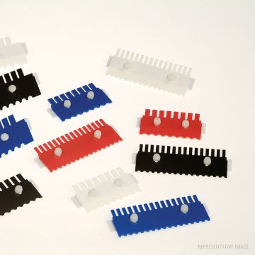Gel Comb 8 well 1mm thick for Clarit-E Fast Mini electrophoresis system Used for casting agarose gels Sample volume in a 5mm thick gel 40&#0181;l