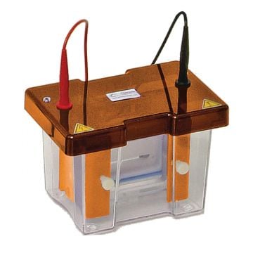 Gel Tank Vertical Clarit-E Mini Dual 10x10cm with gel clamping system for protein electrophoresis in polyacrylamide gels without caster