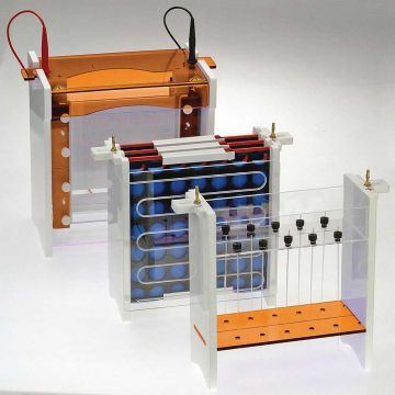 Blotting system 20x20cm Clarit-E Maxi Z including tank and lid blotting insert 4 compression cassettes and 16 fibre pads