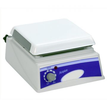 Hotplate 19x19cm with chemical resistant top plate and simple temperature adjustment