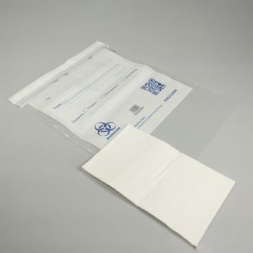 Pouch 95kPA C3 size 305 x 403mm containing 200ml absorbent sheet for transport of category B biological samples to UN3373 P650 packaging instructions