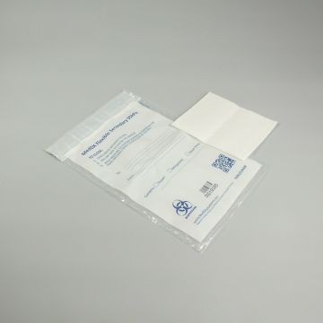 Pouch 95kPA C4 size 198 x 298mm containing 100ml absorbent sheet for transport of category B biological samples to UN3373 P650 packaging instructions