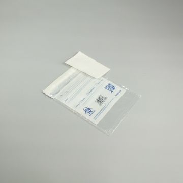 Pouch 95kPA C5 size 150 x 205mm containing 50ml absorbent sheet for transport of category B biological samples to UN3373 P650 packaging instructions