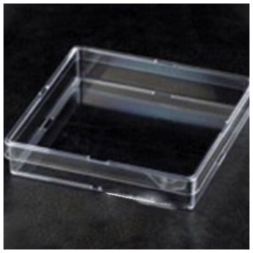 Petri dish 100mm square non-compartmentalised ideal for antibiotic sensitivity testing when a large surface area and very flat base is required