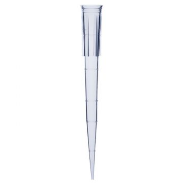 Tip Low Retention Graduated 30-300&#0181;l Racked Non-Sterile 56mm in length for reduced sample retention