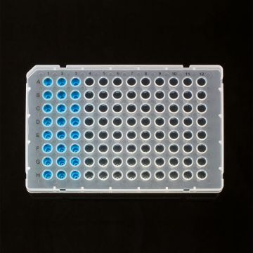 Microplate PCR FAST 96 well semi-skirted low profile straight sided raised edge natural colour RNAse DNAse DNA DNA inhibitors and endotoxin free