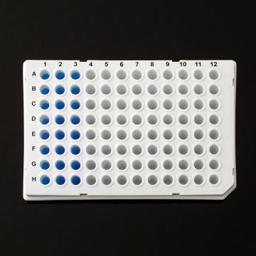 Microplate PCR 96 well semi-skirted low profile white colour for Roche Lightcycler RNAse DNAse DNA DNA inhibitors and endotoxin free