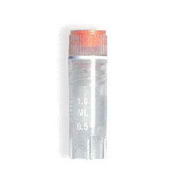 Vial Cryogenic Classic 1.0ml Graduated Sterile Diameter 12.5mm Height 41mm Free-Standing Internally Threaded with Silicone Washer Pack of 100