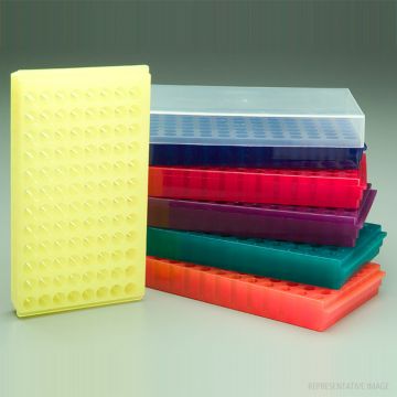 Rack 96-Position Reversible Combirack 12 x 8 Array Assorted Colours Autoclavable Fits 0.5ml 1.5ml and 2.0ml Microcentrifuge Tubes