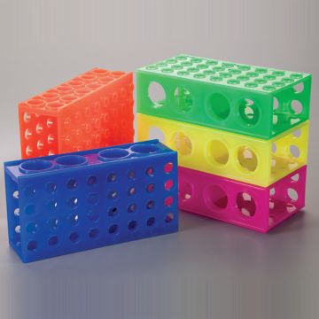 Rack 4-Way Interlocking Combirack Assorted Colours Autoclavable With 4 orientations to accommodate 0.5ml 1.5ml 2.0ml 15ml and 50ml Tubes