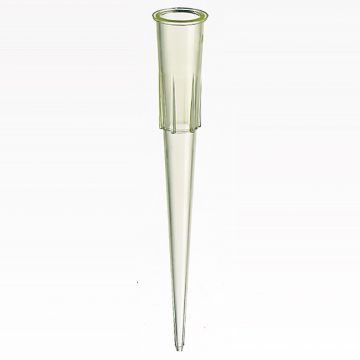 Tip 1-200&#0181;l Universal Bevelled Yellow Racked Non-Sterile 50mm in length for convenient everyday use