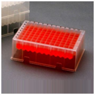 Microplate 96 Deep V-well Plate 1.2ml Capacity 8.3mm Square Aperture Conical Bottom Polypropylene Non-Sterile Alpha-numerical indexing