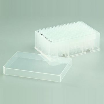 Tube Organised Microtube Strips 1.2ml Racked Sterile Polypropylene 12 strips of 8 microtubes Alpha-numeric index on rack Clear Lid