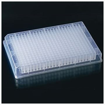 Microtitre Plates 384 Deep-well 120&#0181;l Polypropylene Square well with Flat-Bottom Non-Sterile Alpha-numeric Index SBS Footprint
