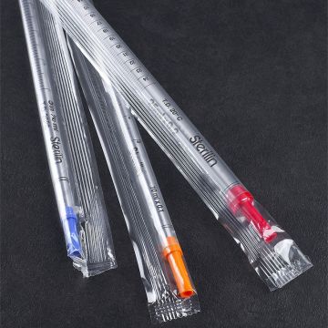 Serological Pipette Graduated 2ml Plastic Plugged Sterile Sterilin Individually Plastic Film Wrapped Ideal for tissue culture work