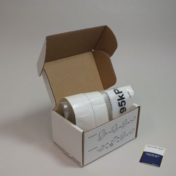Sample transport system for mailing of category B biological samples by air (IATA) to UN3373 P650 packaging instruction Box Measures 194 x 125 x 102mm