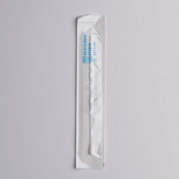 Plain swabs without tube with polystyrene stick and viscose tip EO sterile CE marked supplied as 10 dispensers of 100 single peel-packs