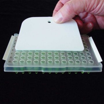 Sealing film clear ThermalSeal A&#8482; non sterile sheets for classic PCR applications and storage Pack of 100 sheets